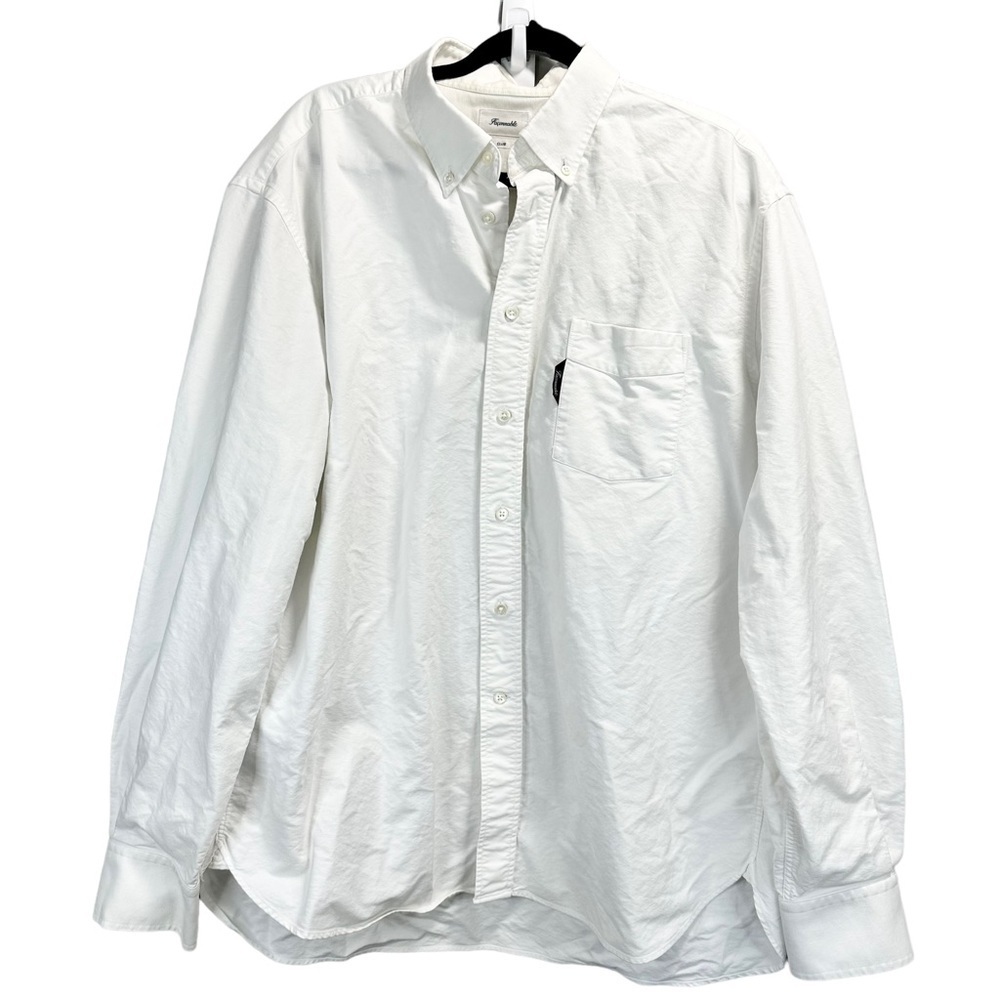 Faconnable Club White Cotton Button Down‎ Shirt
